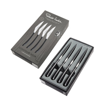 Contour Noir (SA) Steak Knife Serrated 4P Robert Welch